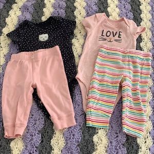 3/$12 Bundle of 2 Kitty Matching Sets